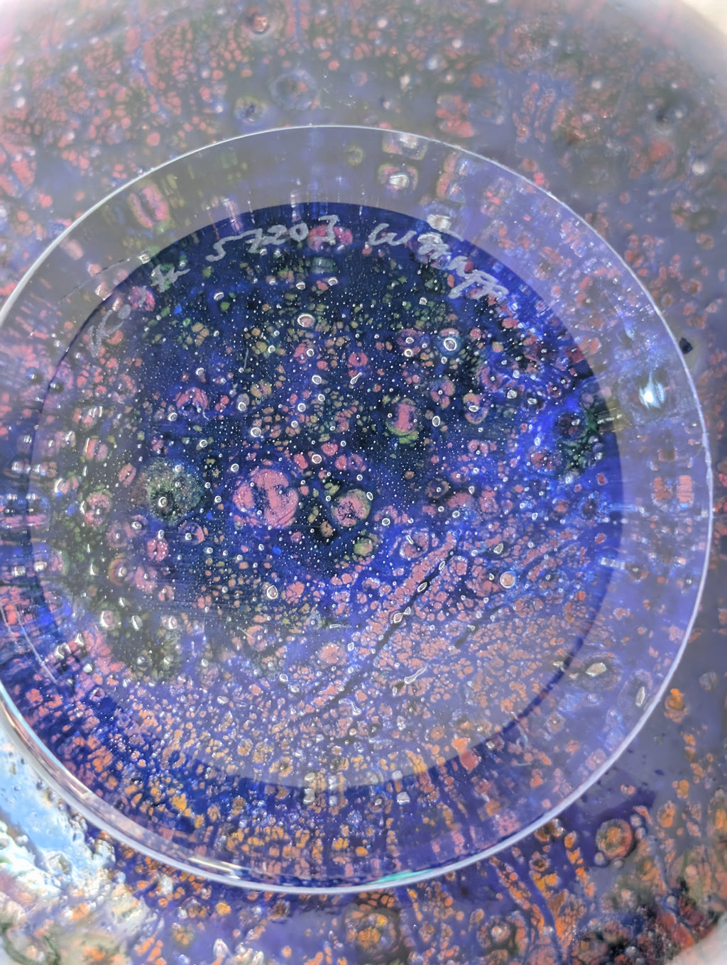 Göran Wärff for Kosta Boda, Plum-Purple Art Glass Bowl, photograph 10