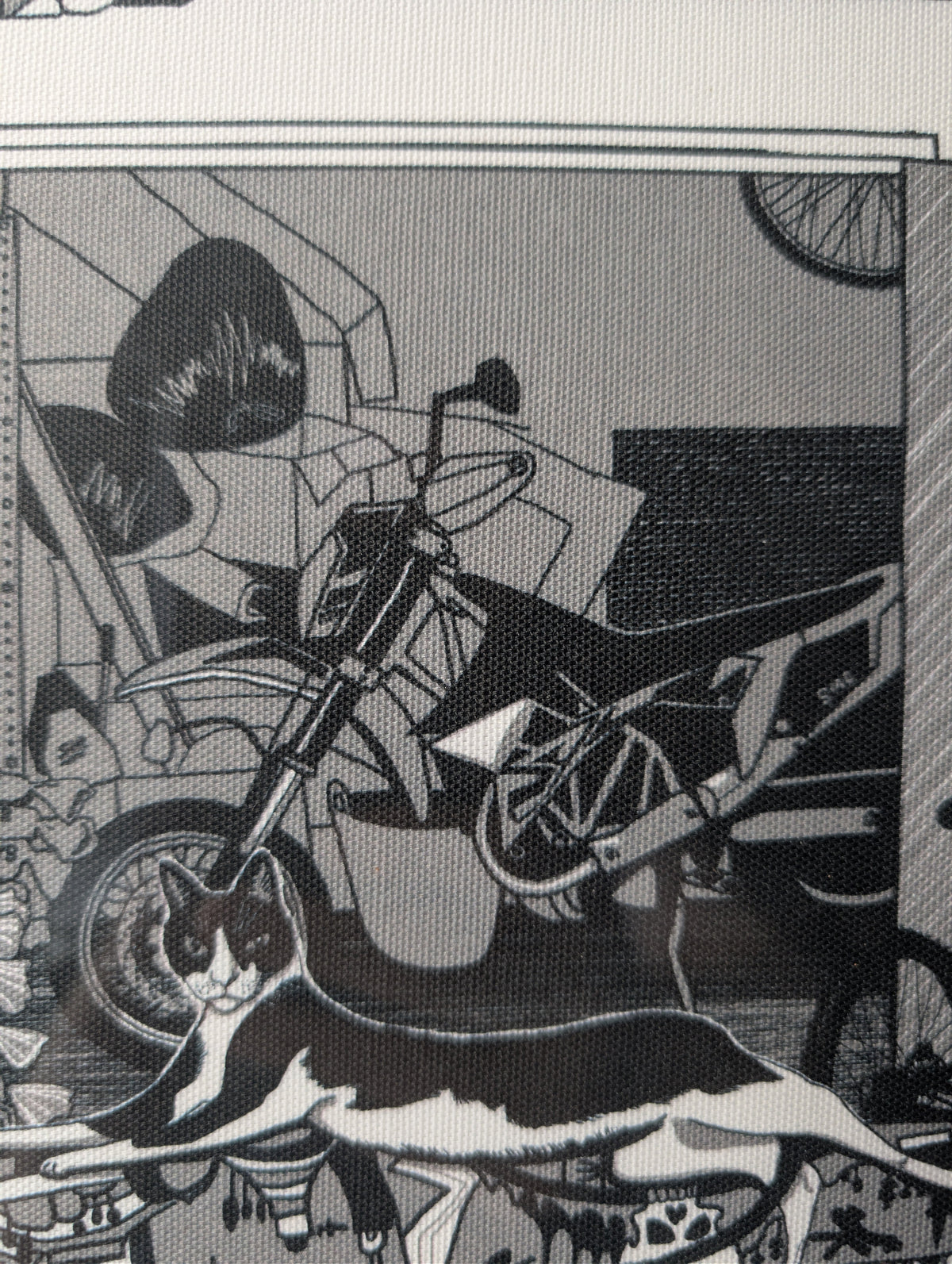 Grayson Perry, Reclining Artist, Framed Screen-Printed Textile, photograph 8