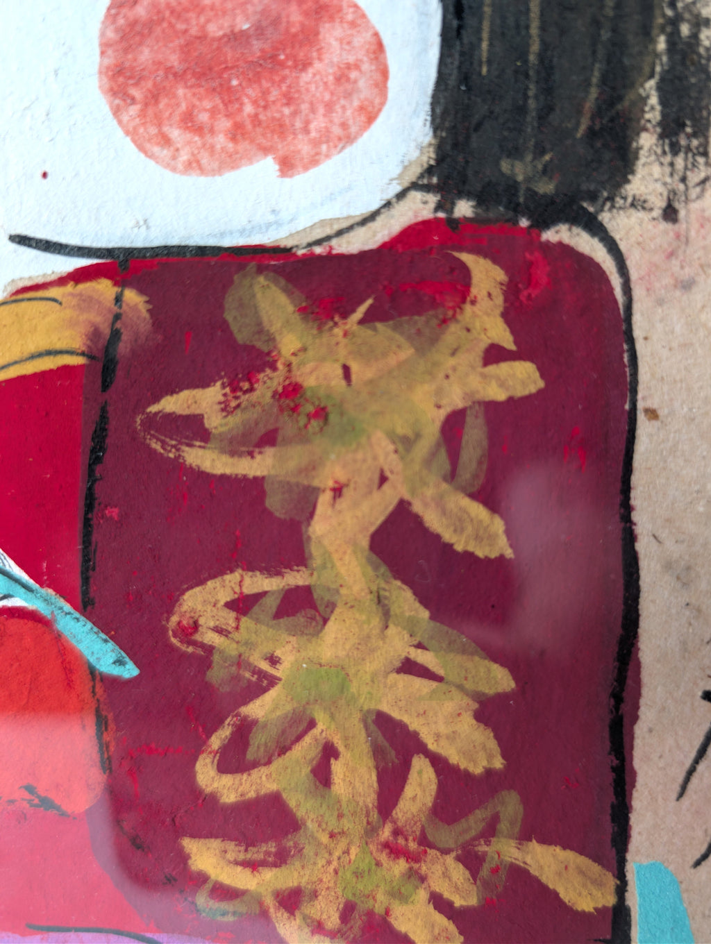 Toshiaki (Shunmei) Watanabe, Japanese Ink-and-Colour Painting of a Girl in Red, photograph 8